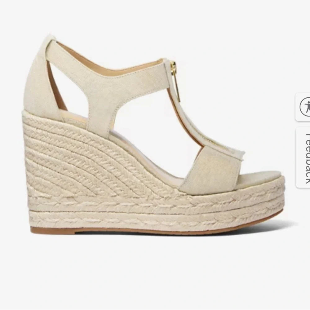 Michael Kors Berkley Wedge Sandal size 8